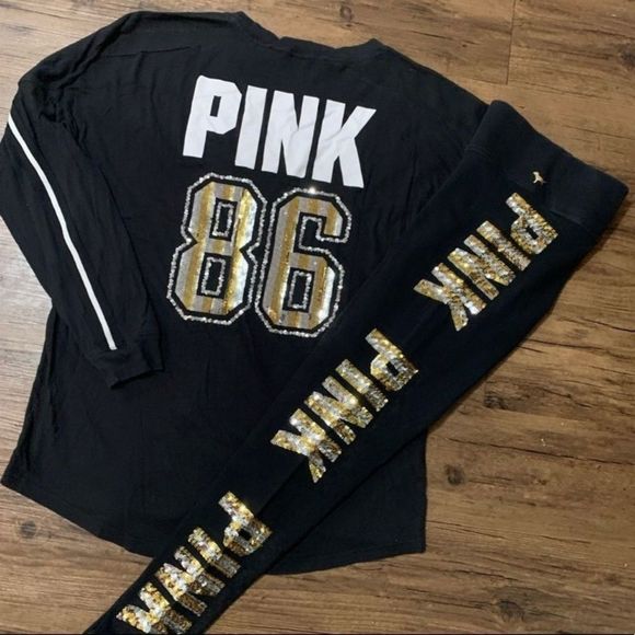 VS PINK 86 BLING OUTFIT SET L - Picture 1 of 11